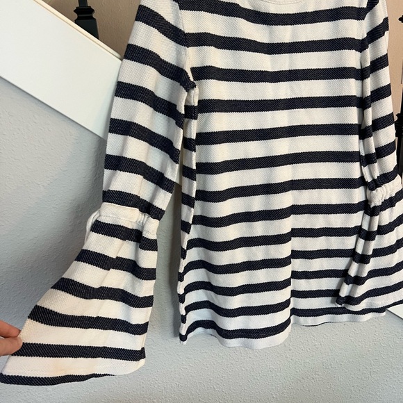 CASLON- Women's Bell Sleeve Cabana Stripe Shirt - Picture 4 of 7